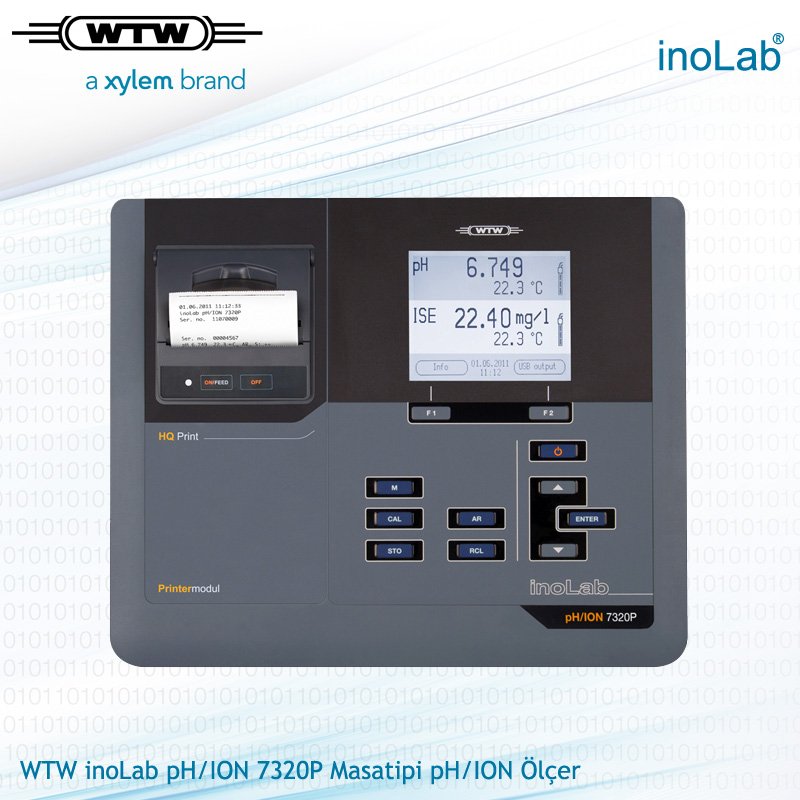 wtw inolab 7320p ph ve iyon ölçer